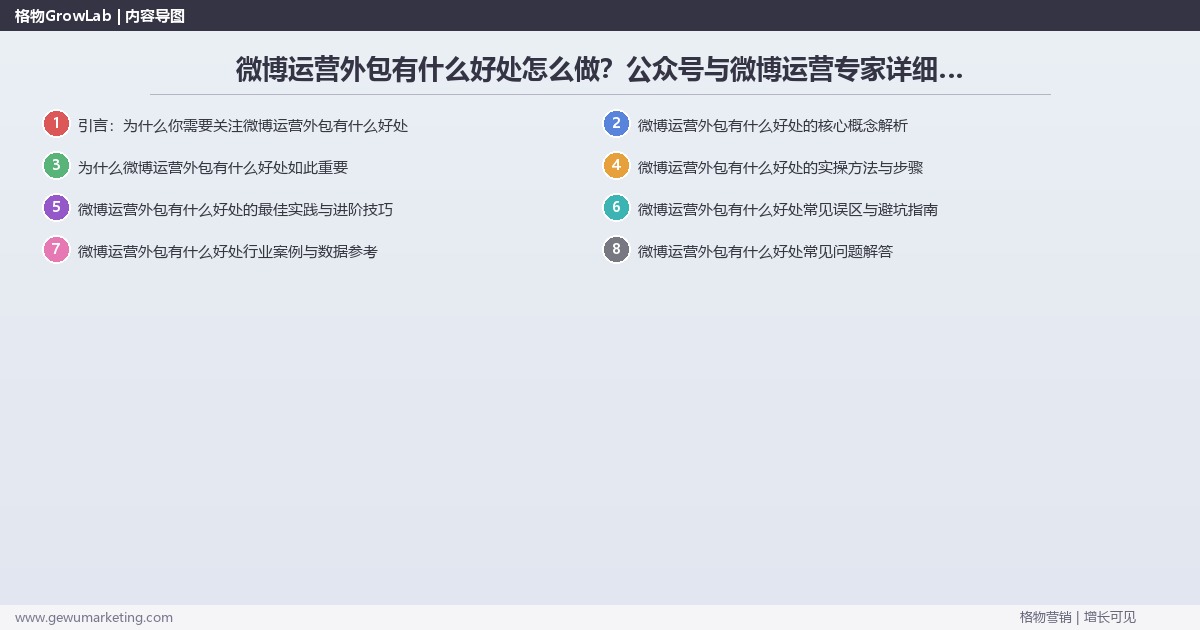 微博运营外包有什么好处怎么做？公众号与微博运营专家详细解答