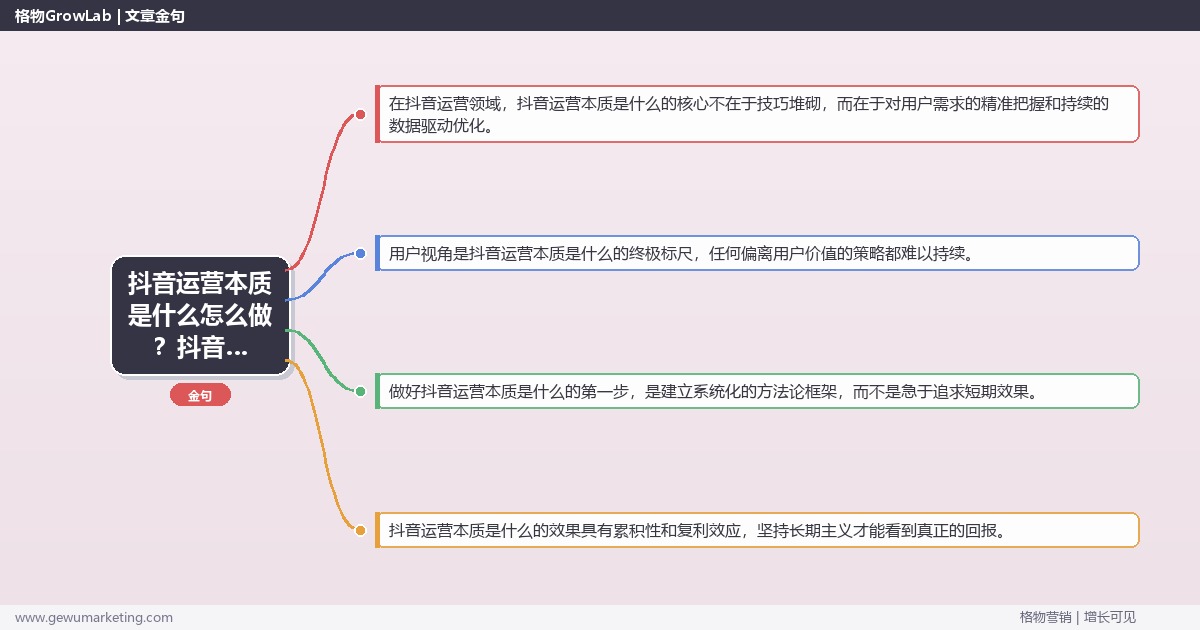 抖音运营本质是什么怎么做？抖音运营专家详细解答