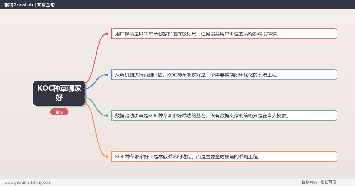 KOC种草哪家好：提供KOC种草服务商选择标准完整指南