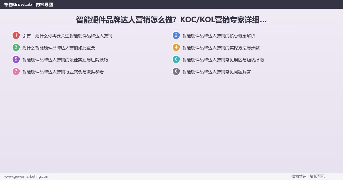 智能硬件品牌达人营销怎么做?KOC/KOL营销专家详细解答 智能硬件品牌达人营销怎么做?KOC/KOL营销专家详细解答