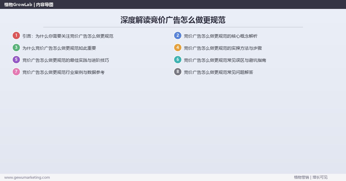 深度解读竞价广告怎么做更规范:规范化执行竞价广告关键要点 深度解读竞价广告怎么做更规范:规范化执行竞价广告关键要点