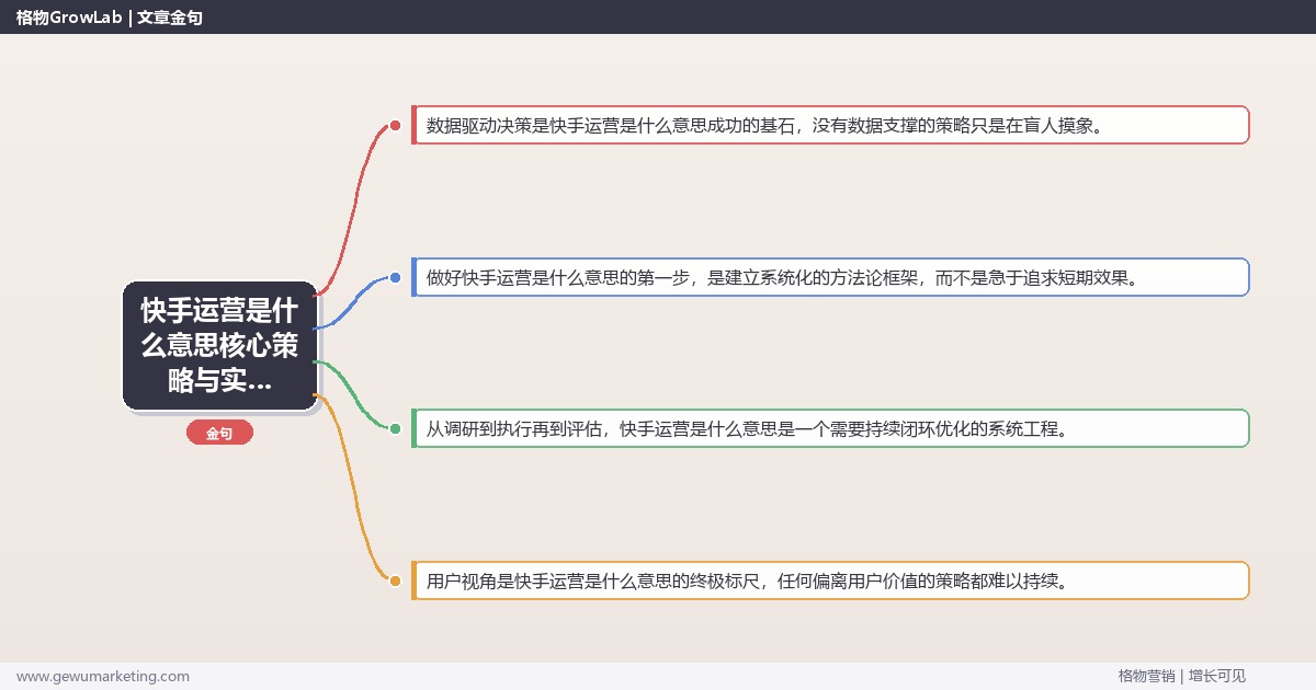2026年快手运营是什么意思核心策略与实操方法