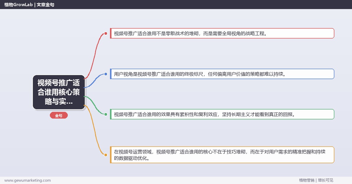 2026年视频号推广适合谁用核心策略与实操方法