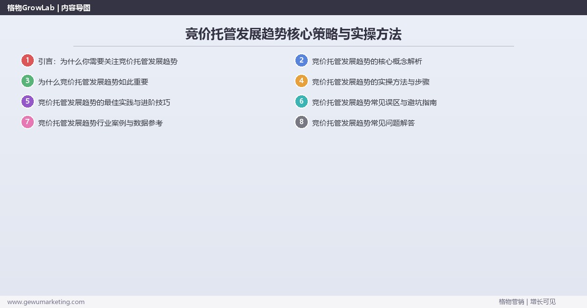 2026年竞价托管发展趋势核心策略与实操方法