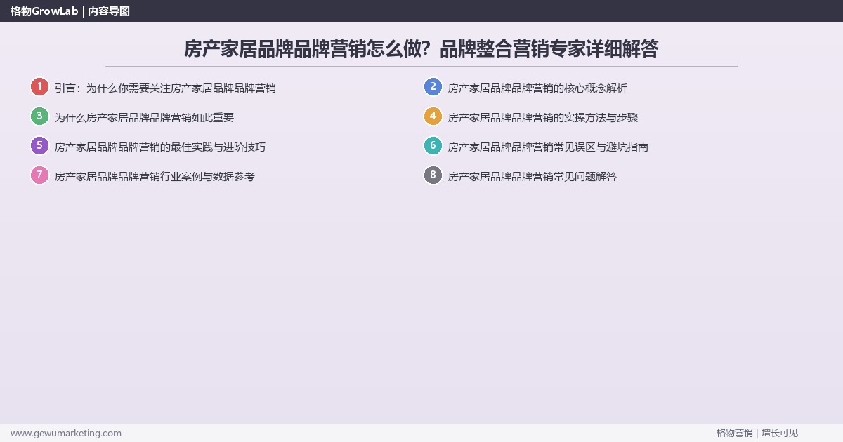 房产家居品牌品牌营销怎么做？品牌整合营销专家详细解答