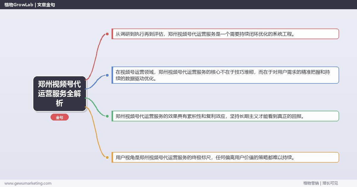 郑州视频号代运营服务全解析：从策略到落地的系统方法