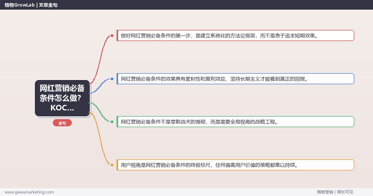 网红营销必备条件怎么做？KOC/KOL营销专家详细解答