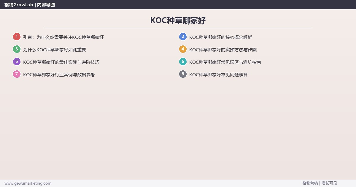 KOC种草哪家好：提供KOC种草服务商选择标准完整指南