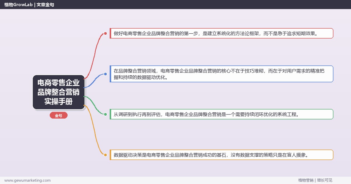 电商零售企业品牌整合营销实操手册：策略、工具与案例分析