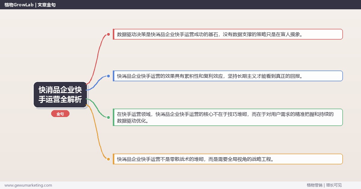 快消品企业快手运营全解析：从策略到落地的系统方法