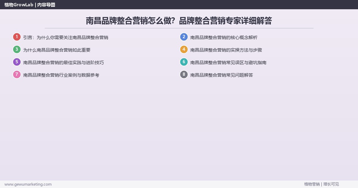 南昌品牌整合营销怎么做？品牌整合营销专家详细解答
