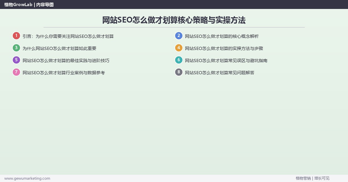 2026年网站SEO怎么做才划算核心策略与实操方法 2026年网站SEO怎么做才划算核心策略与实操方法
