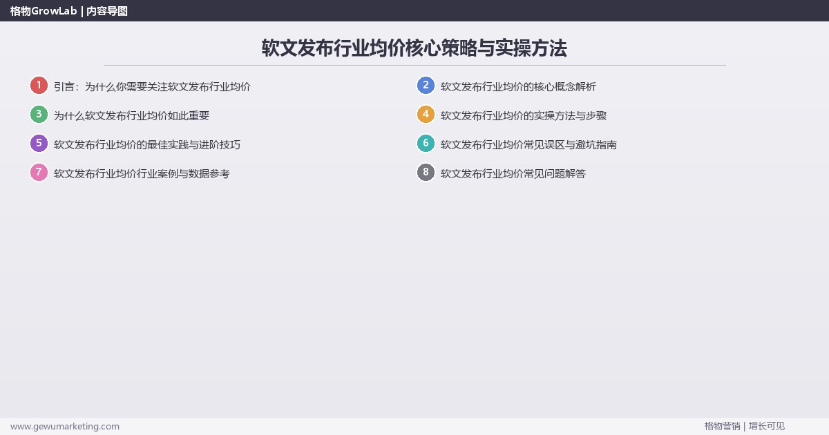 2026年软文发布行业均价核心策略与实操方法