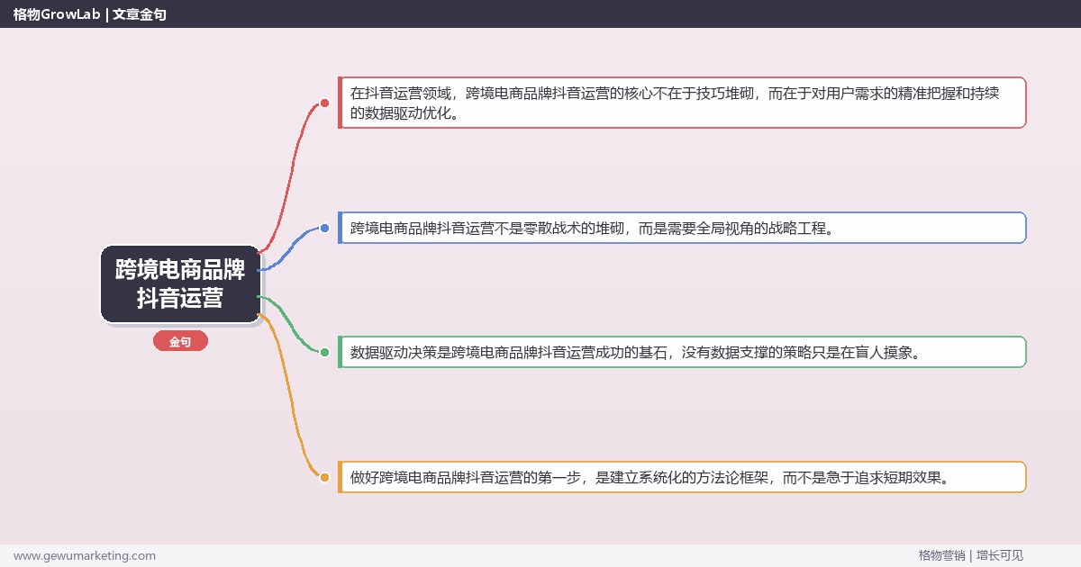 跨境电商品牌抖音运营：讲解跨境电商品牌抖音运营方法完整指南
