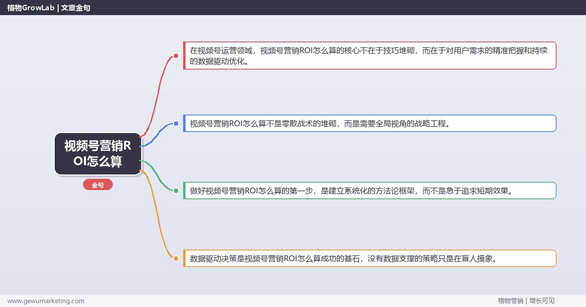 视频号营销ROI怎么算：讲解视频号营销的ROI计算方法完整指南