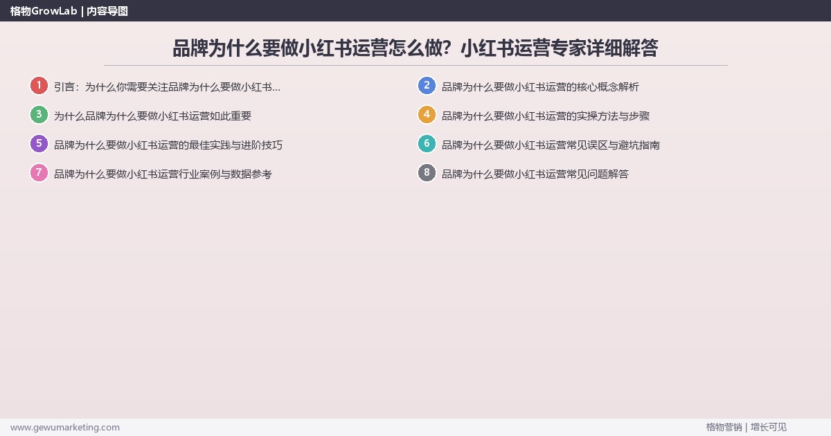 品牌为什么要做小红书运营怎么做?小红书运营专家详细解答 品牌为什么要做小红书运营怎么做?小红书运营专家详细解答