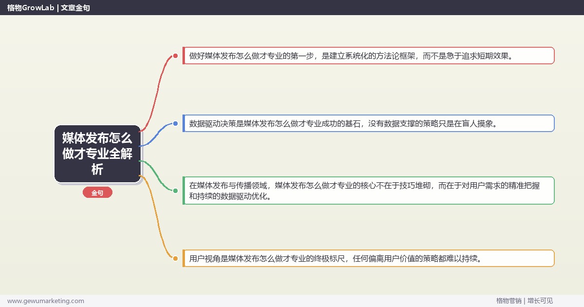 媒体发布怎么做才专业全解析：从策略到落地的系统方法