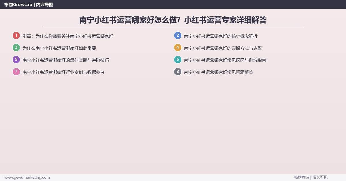 南宁小红书运营哪家好怎么做?小红书运营专家详细解答 南宁小红书运营哪家好怎么做?小红书运营专家详细解答