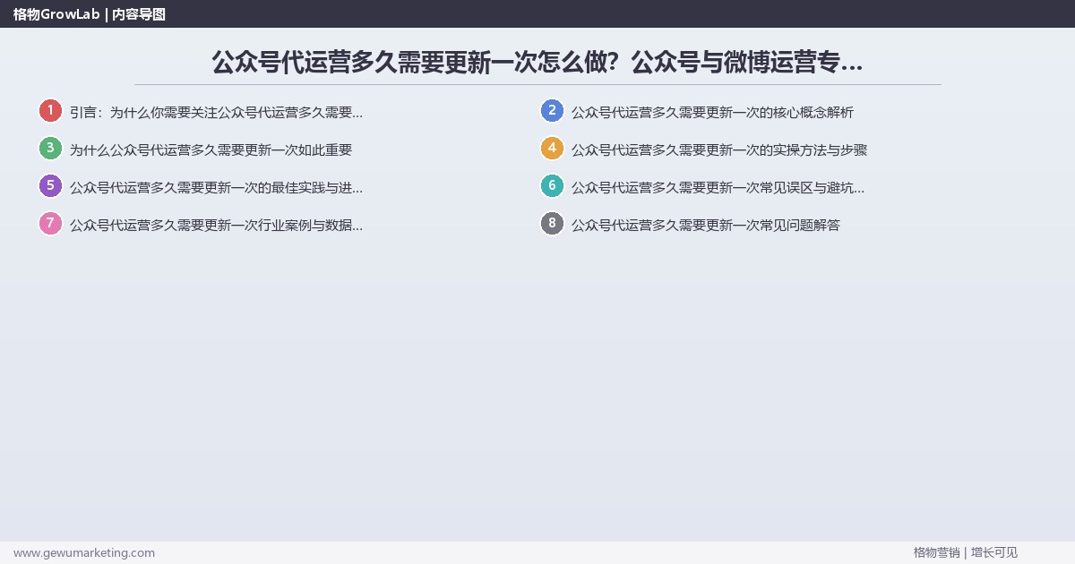 公众号代运营多久需要更新一次怎么做?公众号与微博运营专家详细解答 公众号代运营多久需要更新一次怎么做?公众号与微博运营专家详细解答