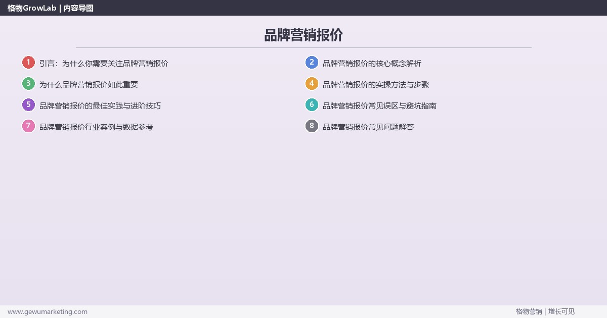 品牌营销报价:提供品牌营销的报价参考完整指南 品牌营销报价:提供品牌营销的报价参考完整指南
