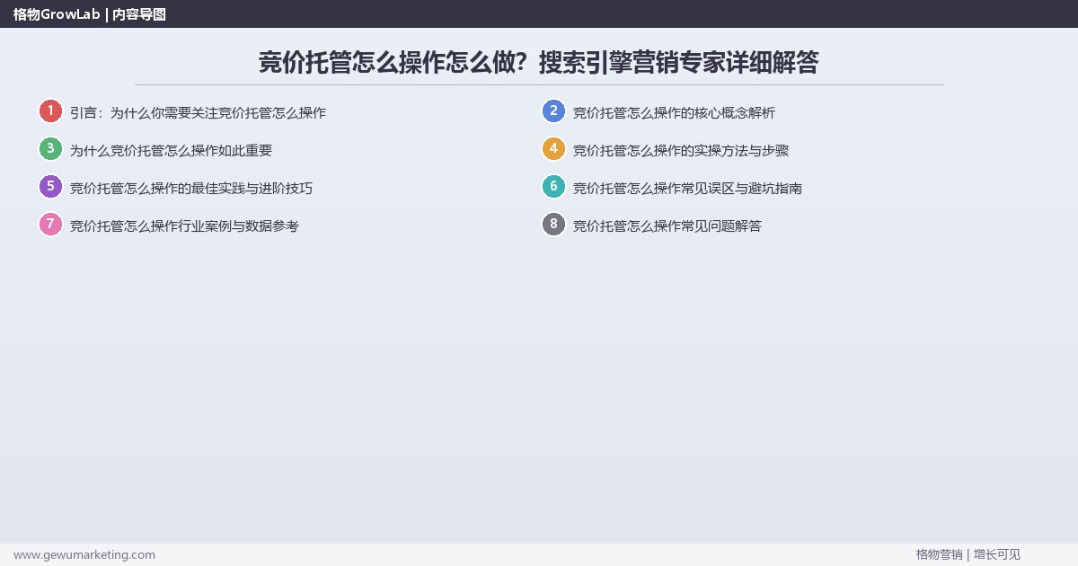 竞价托管怎么操作怎么做？搜索引擎营销专家详细解答