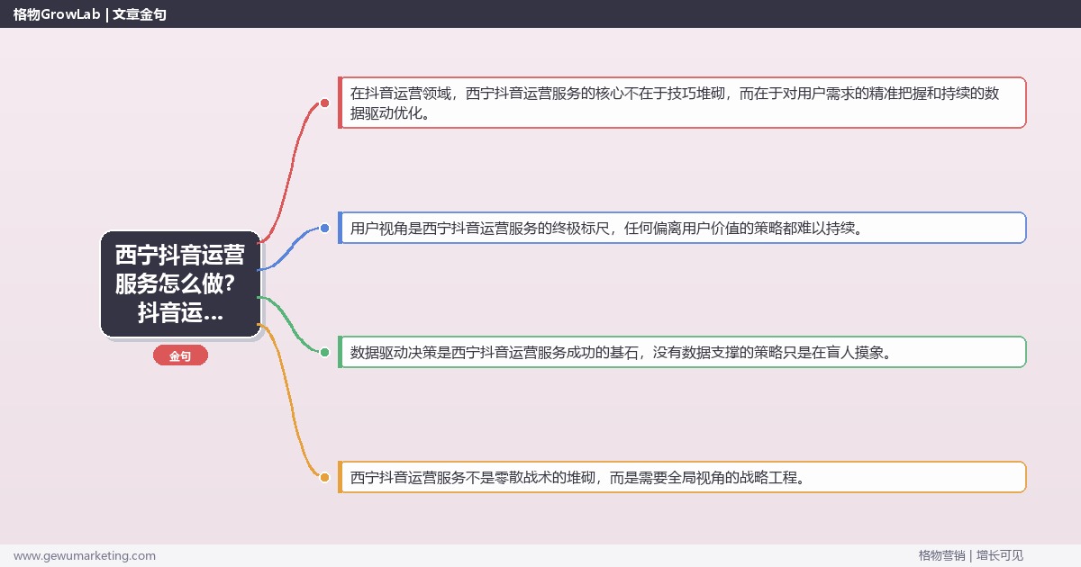 西宁抖音运营服务怎么做？抖音运营专家详细解答