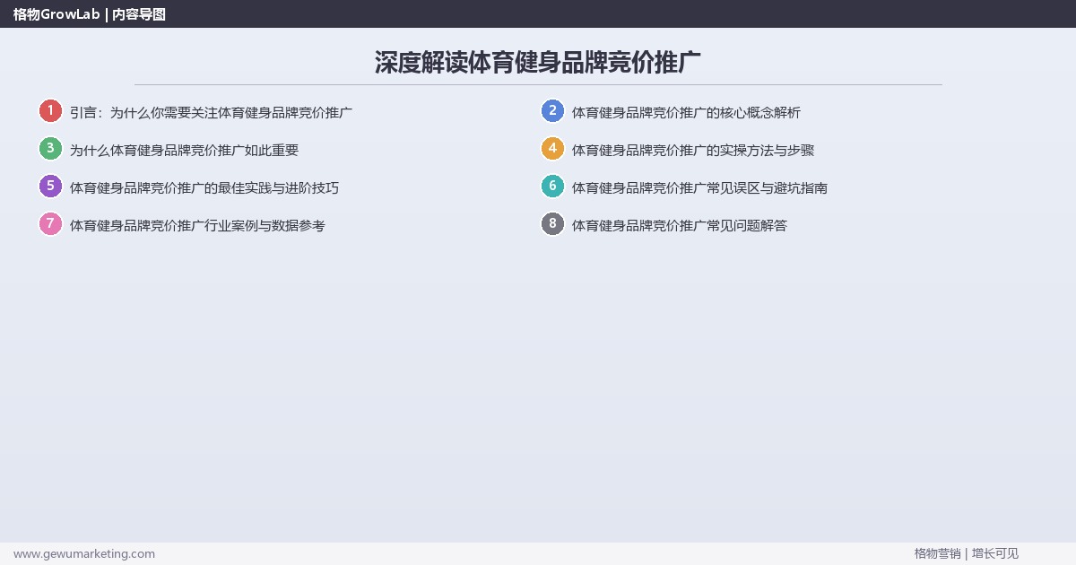 深度解读体育健身品牌竞价推广:讲解体育健身品牌竞价推广方法关键要点 深度解读体育健身品牌竞价推广:讲解体育健身品牌竞价推广方法关键要点