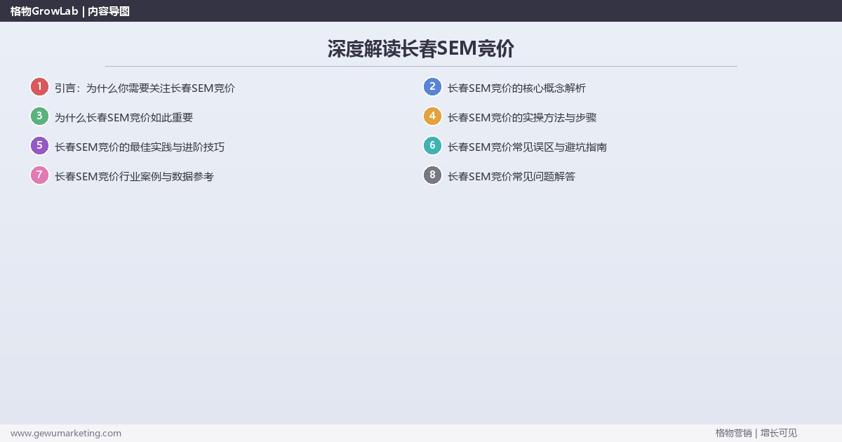 深度解读长春SEM竞价：提供长春地区SEM竞价市场概况关键要点