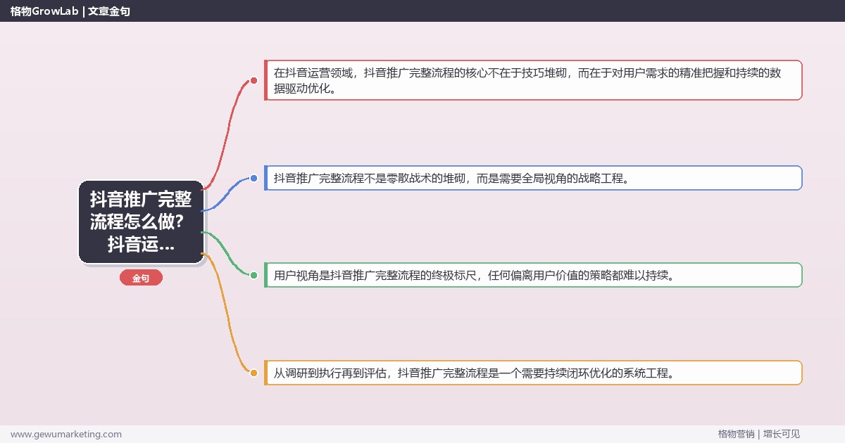 抖音推广完整流程怎么做？抖音运营专家详细解答
