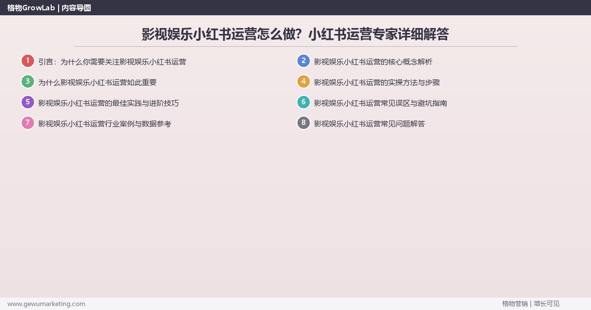 影视娱乐小红书运营怎么做？小红书运营专家详细解答