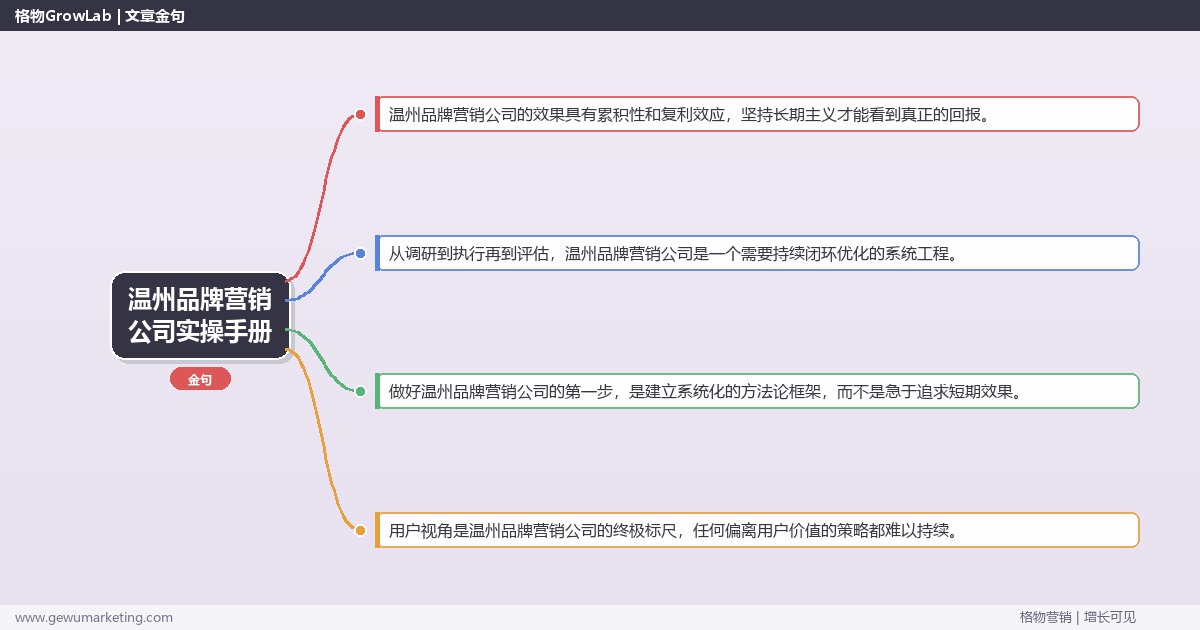 温州品牌营销公司实操手册：策略、工具与案例分析