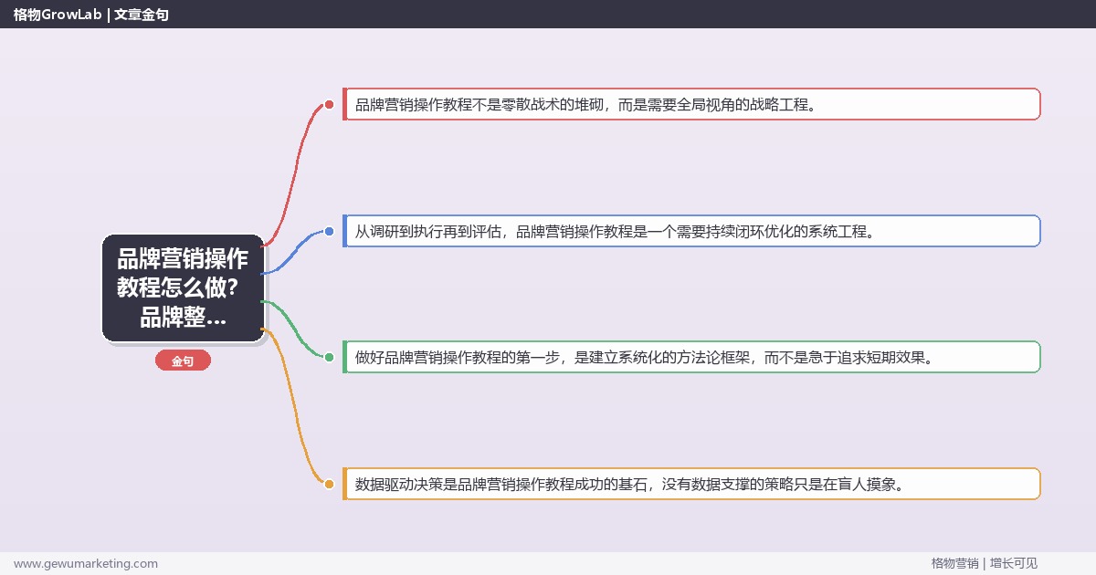 品牌营销操作教程怎么做？品牌整合营销专家详细解答