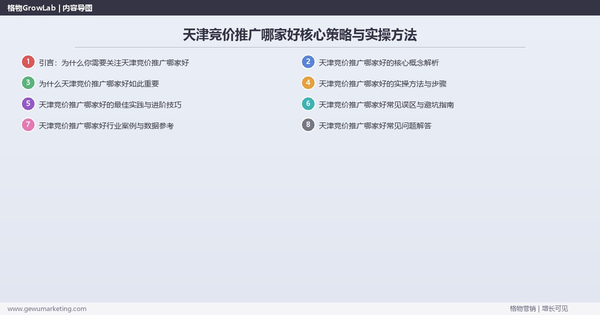 2026年天津竞价推广哪家好核心策略与实操方法