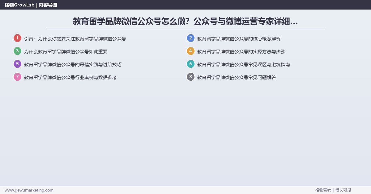 教育留学品牌微信公众号怎么做?公众号与微博运营专家详细解答 教育留学品牌微信公众号怎么做?公众号与微博运营专家详细解答