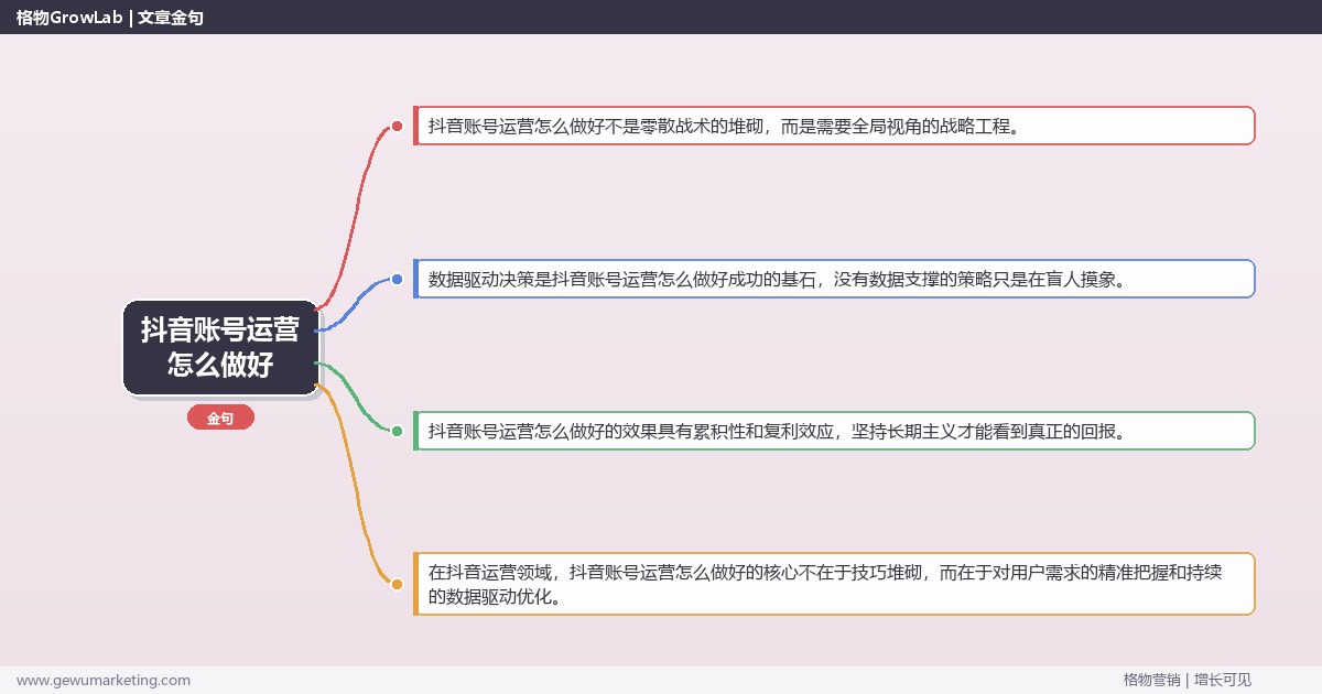 抖音账号运营怎么做好：解析抖音账号运营做好的关键完整指南