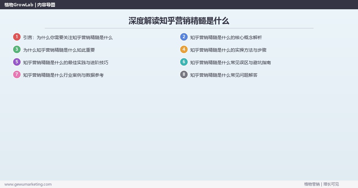 深度解读知乎营销精髓是什么：解读知乎营销的精髓关键要点