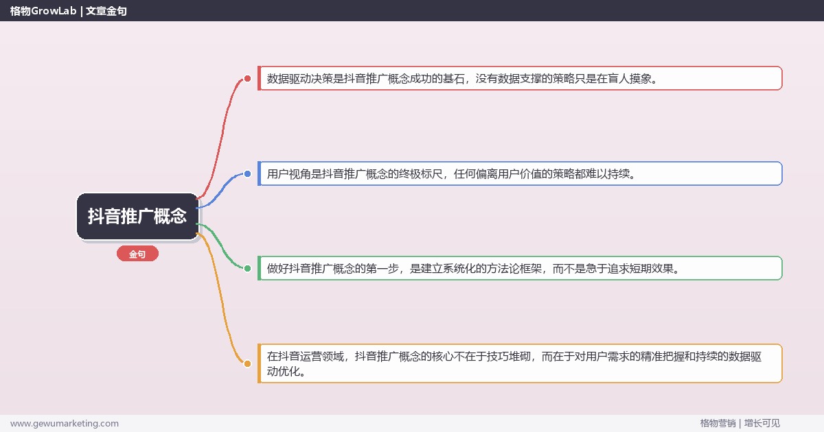 抖音推广概念：定义抖音推广的核心概念框架完整指南