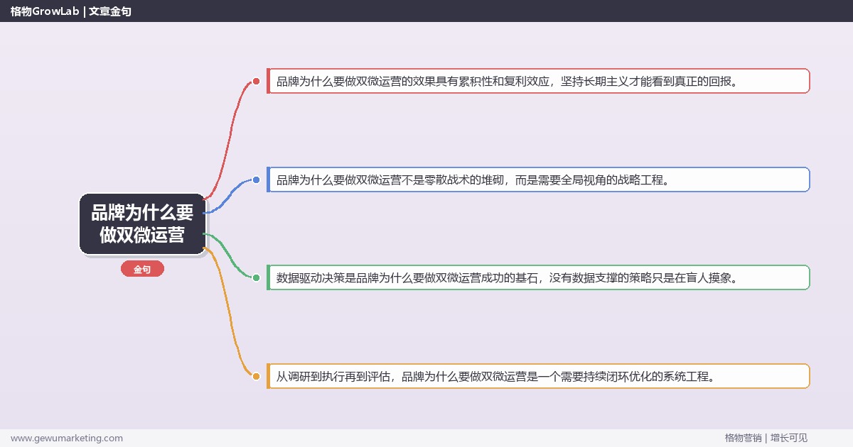 品牌为什么要做双微运营：从品牌角度分析双微运营的价值完整指南