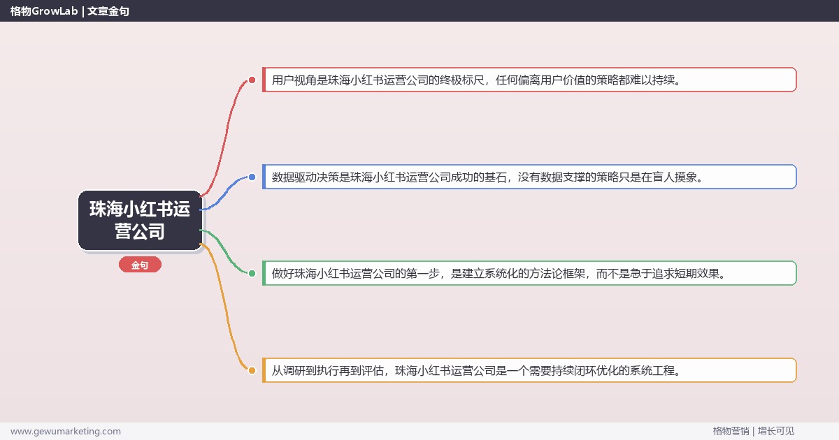 珠海小红书运营公司：盘点珠海地区小红书运营公司完整指南