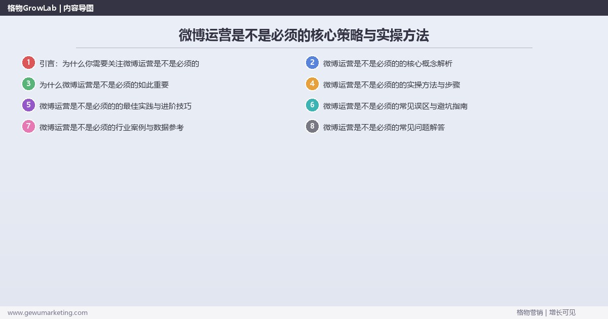 2026年微博运营是不是必须的核心策略与实操方法