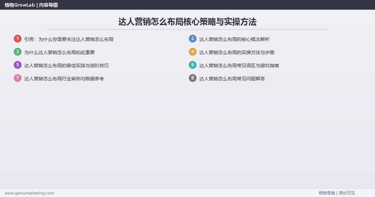 2026年达人营销怎么布局核心策略与实操方法