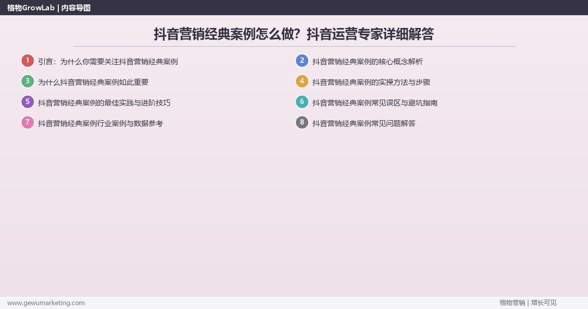 抖音营销经典案例怎么做?抖音运营专家详细解答 抖音营销经典案例怎么做?抖音运营专家详细解答